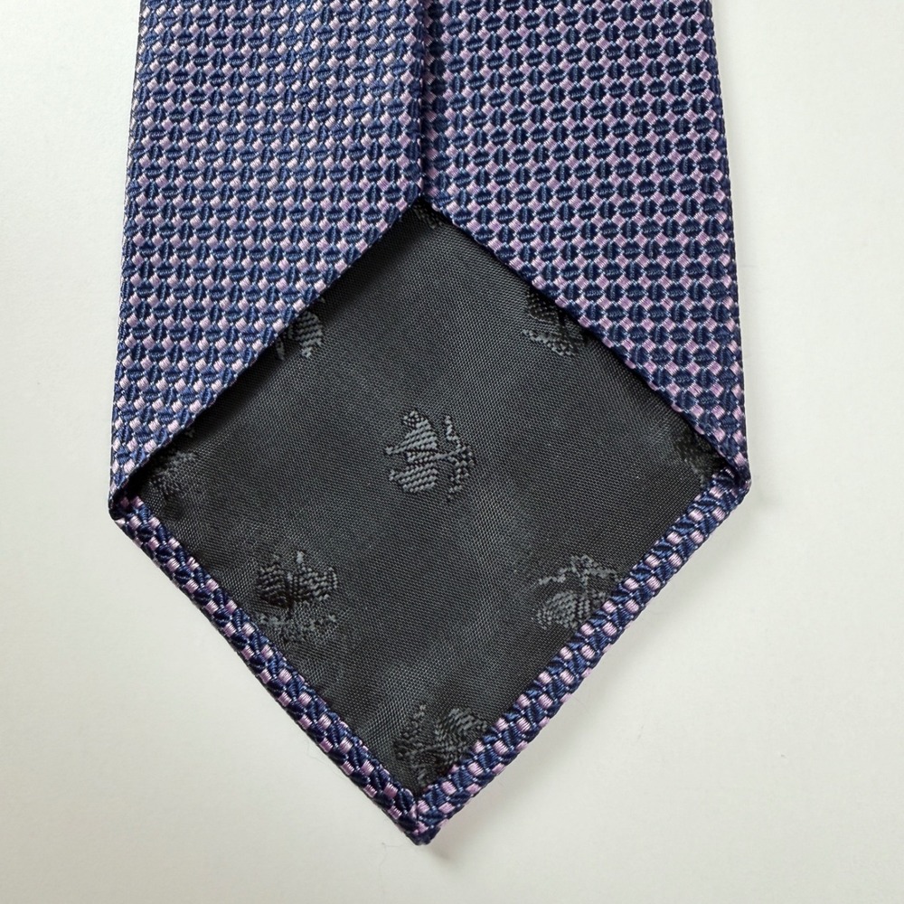 Brooks Brothers 346 Purple Geometric‎ Pattern Silk Tie USA - Picture 4 of 7